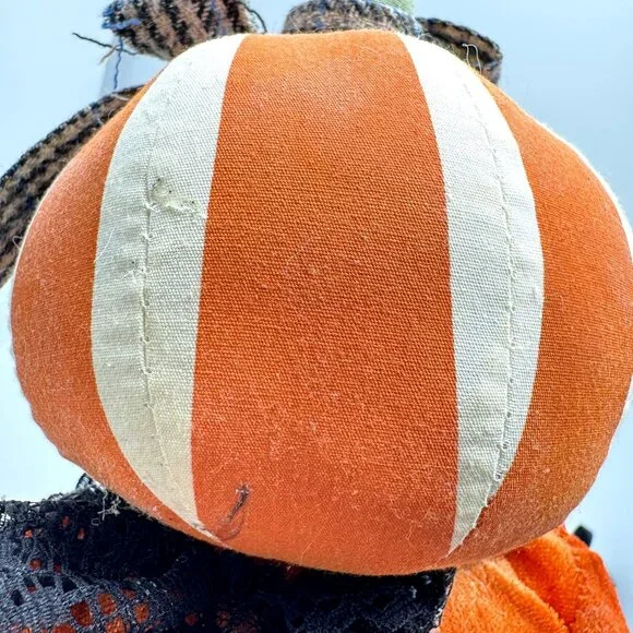 Pumpkin Head Halloween Doll 24" Orange Black - Picture 12 of 15
